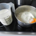 Añadimos la leche