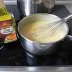 Añadimos la vainilla a la crema