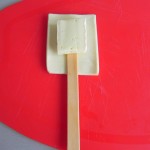 Sobre él, colocamos un trocito de brie