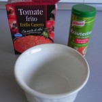 Mezclamos el tomate frito con las especias