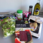 Ingredientes ensalada templada de pato