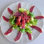 Ensalada templada de pato