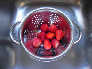 Lavamos las fresas