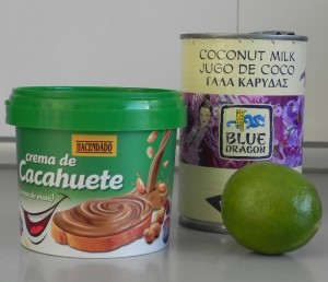 Ingredientes salsa de cacahuete