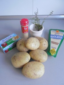 Ingredientes Montañitas de Patata (guarnición)